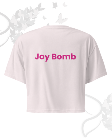 Joy Bomb - graphic crop tee